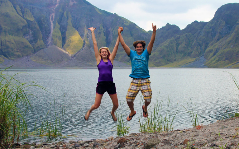 Semi-Failed Jump Shot - Mt Pinatubo Tour :: I've Been Bit! A Travel Blog