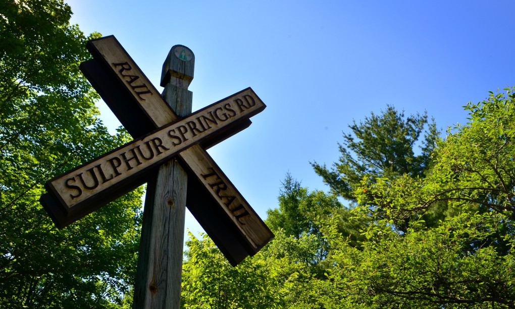 Sulphur Line Rail Trail Sign :: I've Been Bit! Travel Blog