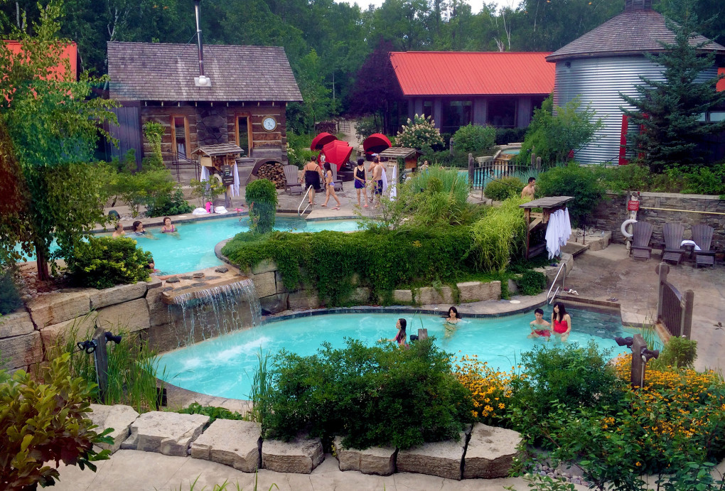 View of the Scandinave Spa from the Main Entrance :: I've Been Bit! Travel Blog