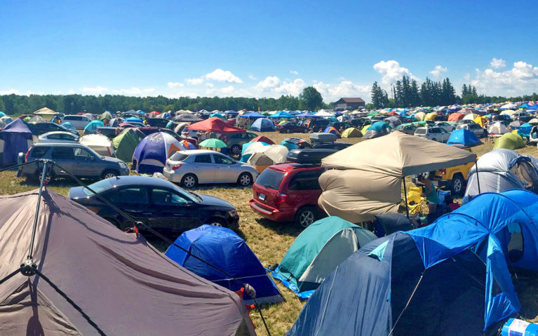 View of the Camping Music Festival Grounds at WayHome :: I've Been Bit! Travel Blog