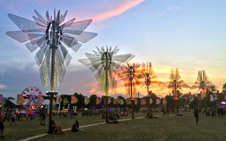 Sunset Over the WayHome Music Festival Grounds :: I've Been Bit! Travel Blog