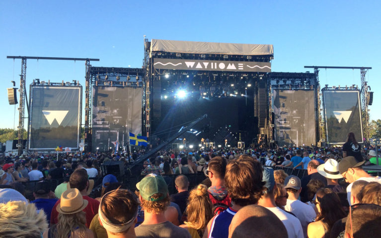 View of the Main Stage at WayHome From the Middle of the Crowd :: I've Been Bit! Travel Blog