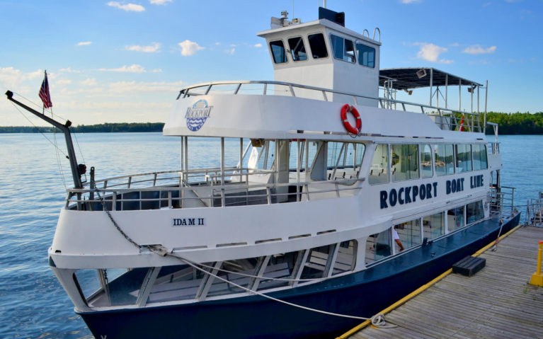 One of the Boats from the Rockport Cruise Line in the 1000 Islands :: I've Been Bit! Travel Blog