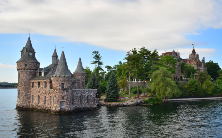 View of Boldt Castle from Thousand Islands Cruise :: I've Been Bit! Travel Blog