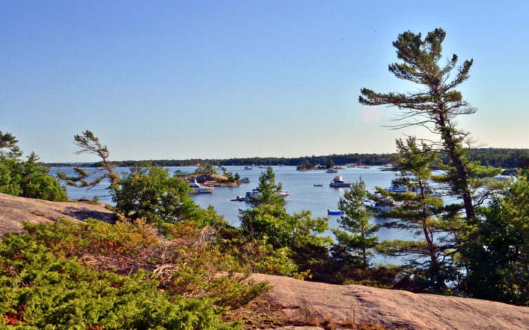 Beginning of the Golden Hour Before Departing Georgian Bay Islands National Park :: I've Been Bit! Travel Blog