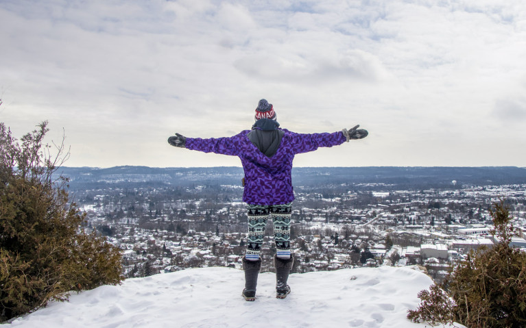 Dundas Peak Winter View :: I've Been Bit! A Travel Blog