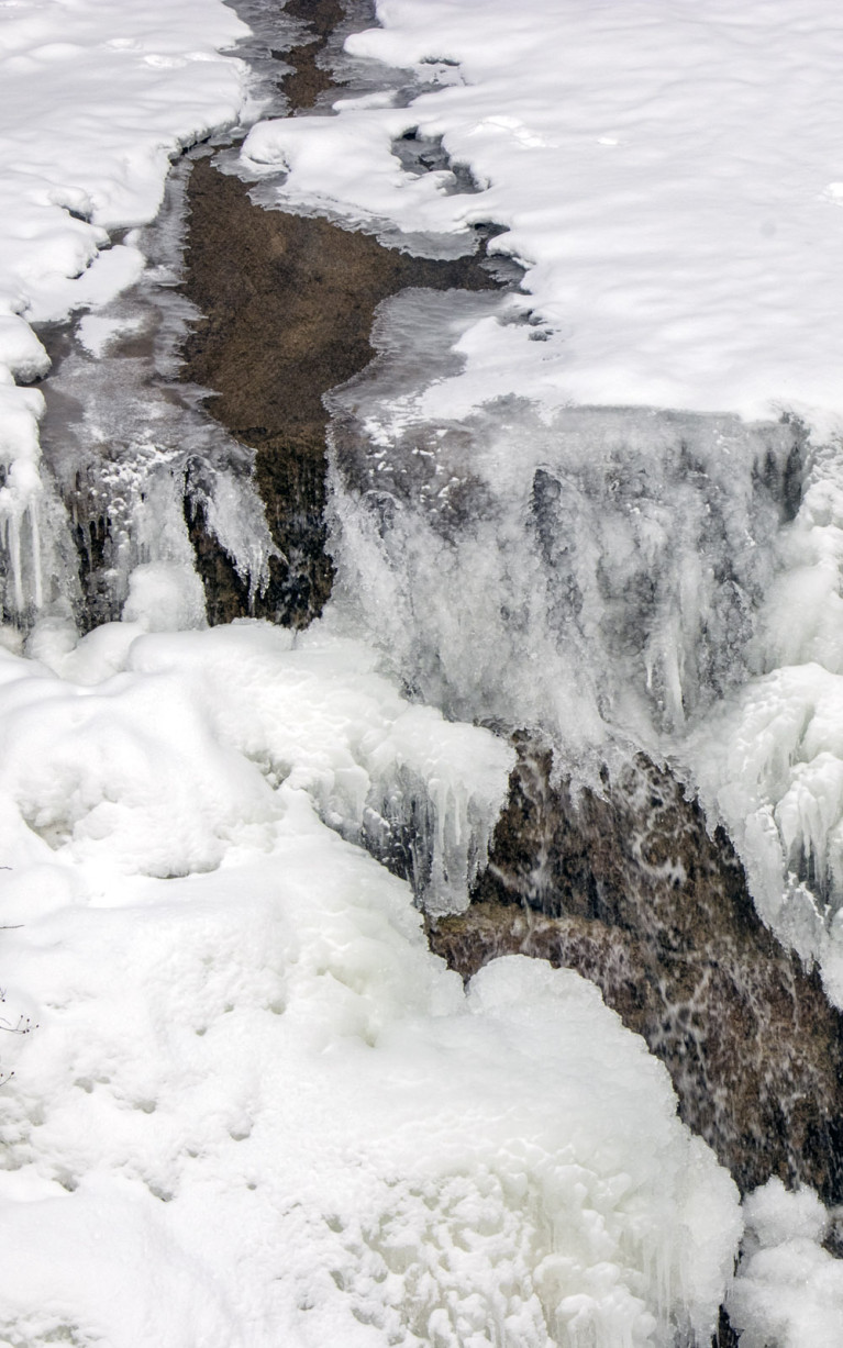 Close Up of Lower Syndenham Falls On The Way to Dundas Peak :: I've Been Bit! A Travel Blog