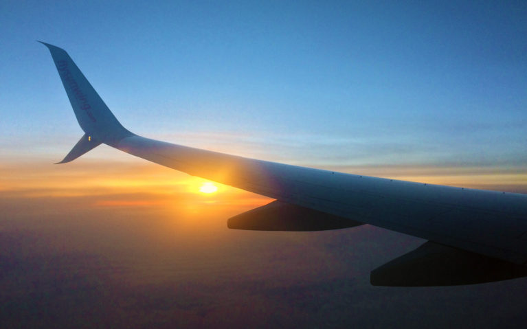 Airplane View from the Window Seat :: I've Been Bit! A Travel Blog