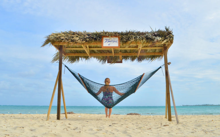On a Hammock at an All Inclusive Resort in the Bahamas :: I've Been Bit! A Travel Blog
