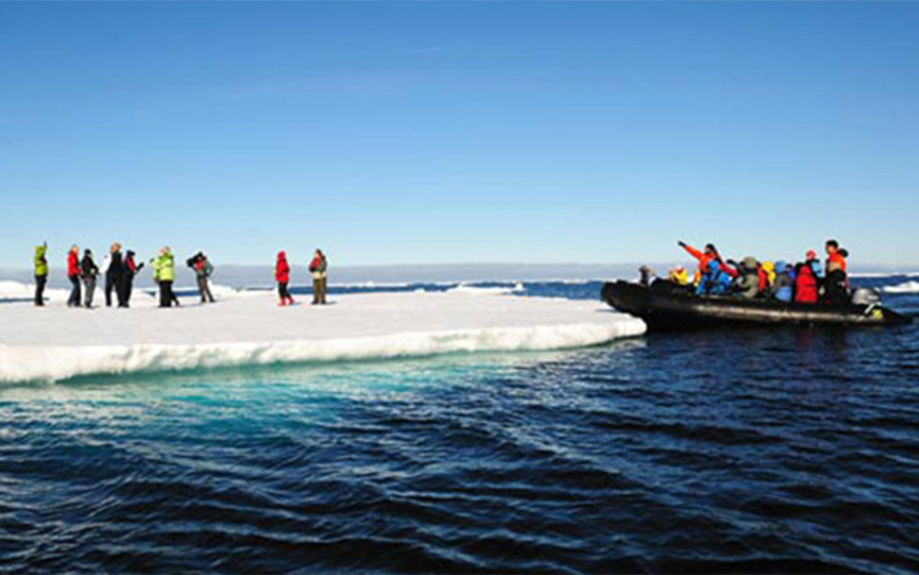 I'd say hopping on an ice floe like these people is definitely a Canada Bucket List item! :: I've Been Bit! Travel Blog