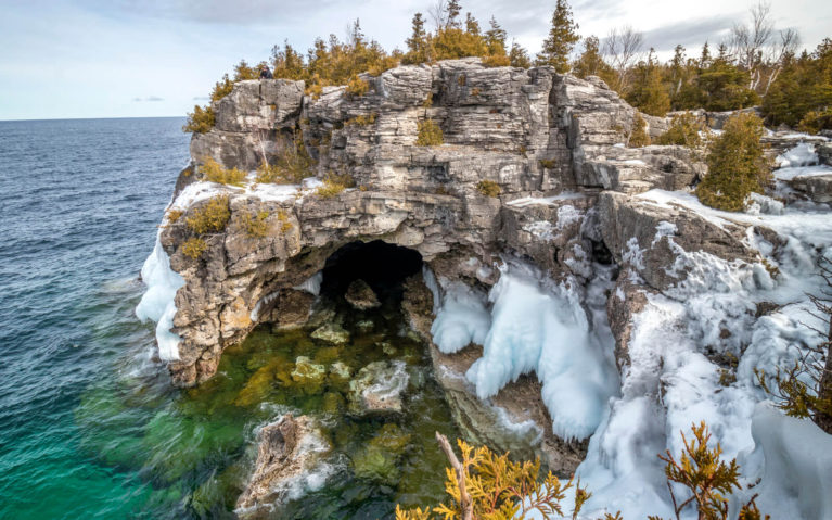 Views of the Grotto in the Winter Months :: I've Been Bit! Travel Blog