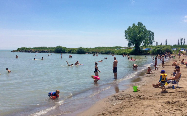 Busy Southern Ontario Beach in the Summer :: I've Been Bit! Travel Blog