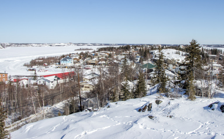 There's a Glimpse of Back Bay, Yellowknife :: I've Been Bit! A Travel Blog