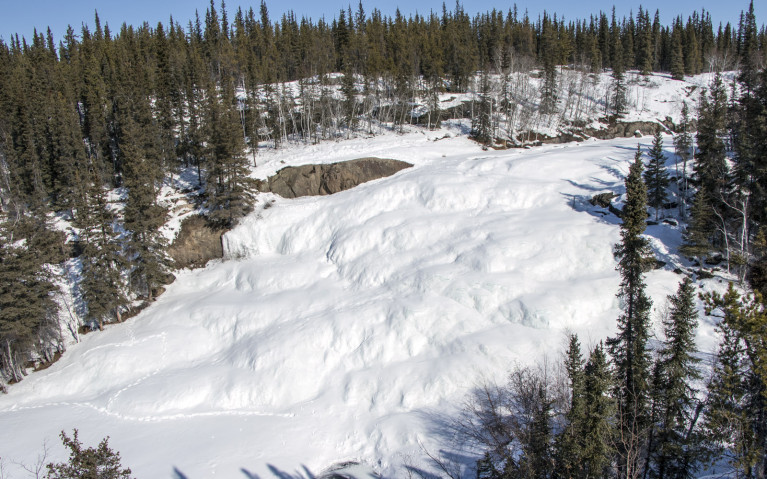 Cameron Falls - A Must-Do Yellowknife Winter Activity! :: I've Been Bit! A Travel Blog