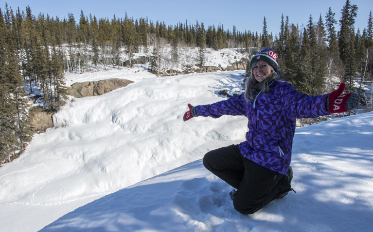 Safe and Sound Next to Cameron Falls :: I've Been Bit! A Travel Blog