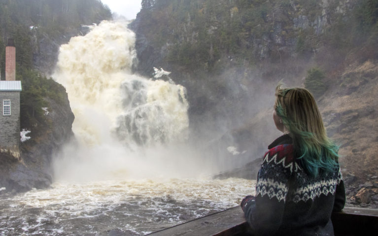 Mesmerized by this Saguenay Lac Saint Jean Waterfall :: I've Been Bit! A Travel Blog