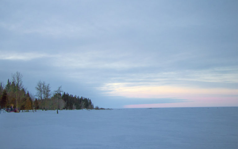 Sunset over Great Slave Lake, Hay River in the Northwest Territories :: I've Been Bit! A Travel Blog