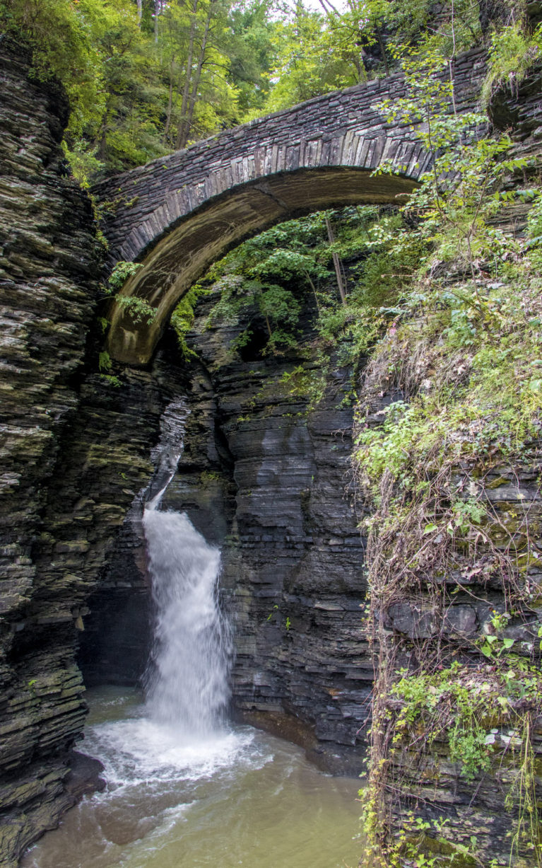 Just Steps Inside You'll See Your First Watkins Glen State Park Waterfall! :: I've Been Bit! A Travel Blog