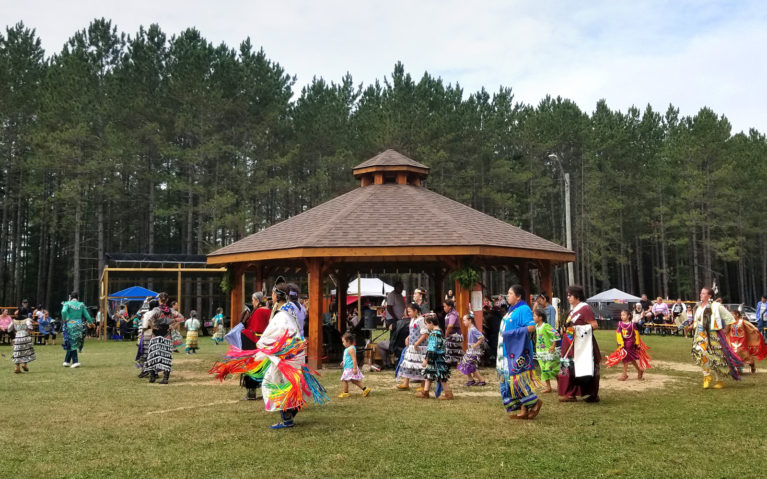 Ladies of All Ages Dancing at the Pow Wow :: I've Been Bit! A Travel Blog