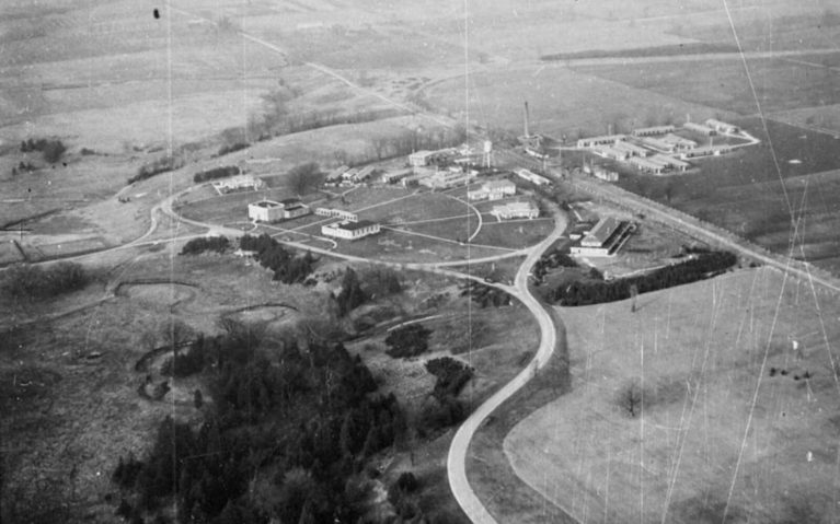 Aerial View of the Bowmanville POW Camp, Camp 30 :: I've Been Bit! A Travel Blog