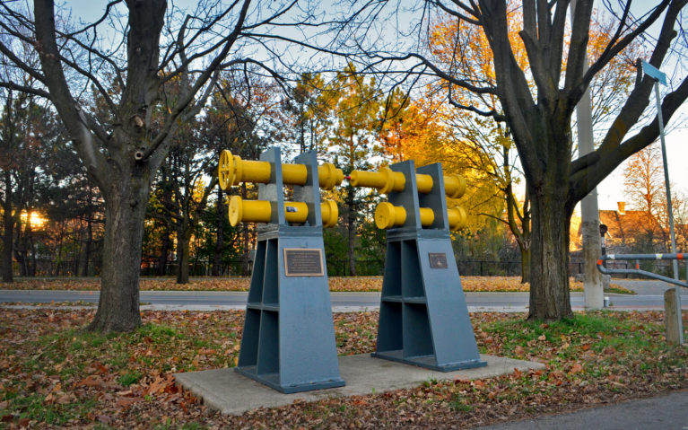 Artefacts along the Iron Horse Trail in Kitchener Waterloo :: I've Been Bit! A Travel Blog