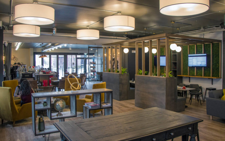 Interior of Monigram Coffee Roasters, one of the Kitchener coffee shops :: I've Been Bit! Travel Blog