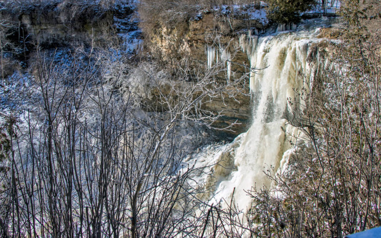 Borer's Falls, Hamilton in the Winter :: I've Been Bit! A Travel Blog