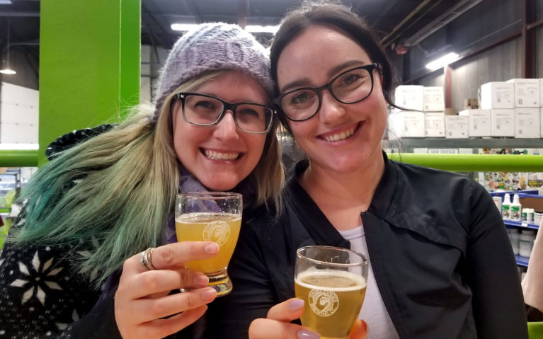 Two Ladies Enjoying a Craft Beer in Kitchener-Waterloo :: I've Been Bit! Travel Blog