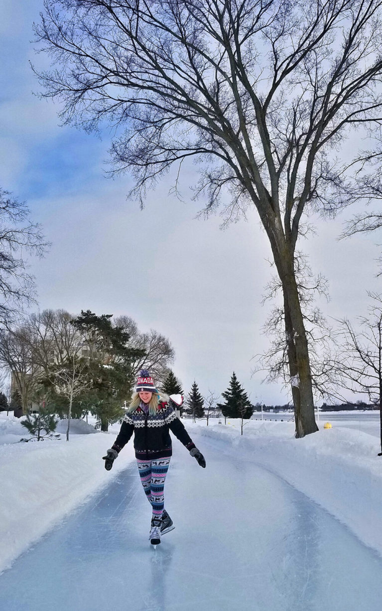 Lindsay Skating Sault Ste Marie's Clergue Park Skating Trail :: I've Been Bit! Travel Blog