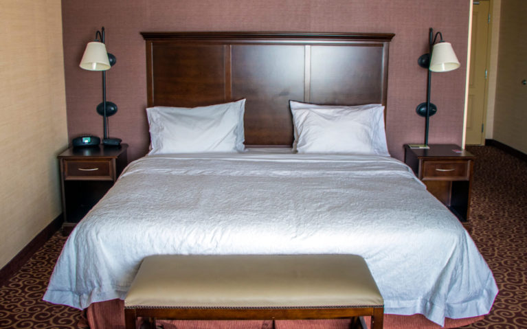 Inside My Hotel Room at the Hampton Inn in Sudbury, Ontario :: I've Been Bit! Travel Blog