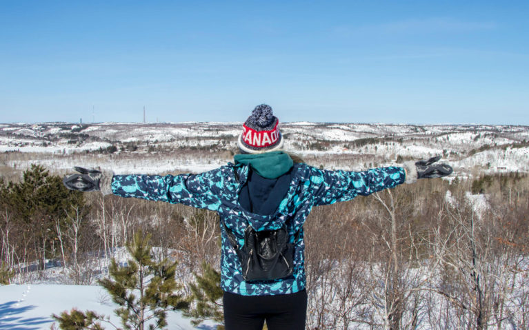 Lindsay Looking Out Over One of the Lookouts in Kivi Park :: I've Been Bit! Travel Blog