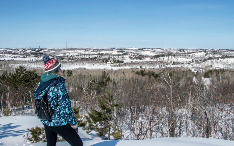 Lindsay at One of the Kivi Park Lookouts in Sudbury, Ontario :: I've Been Bit! Travel Blog