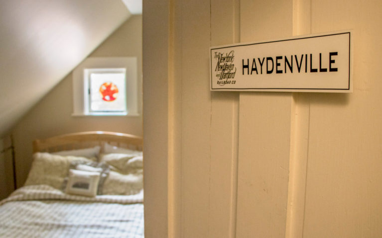 View of the Haydenville Room from the Door in the Sugar Maple Trailside Inn :: I've Been Bit! Travel Blog