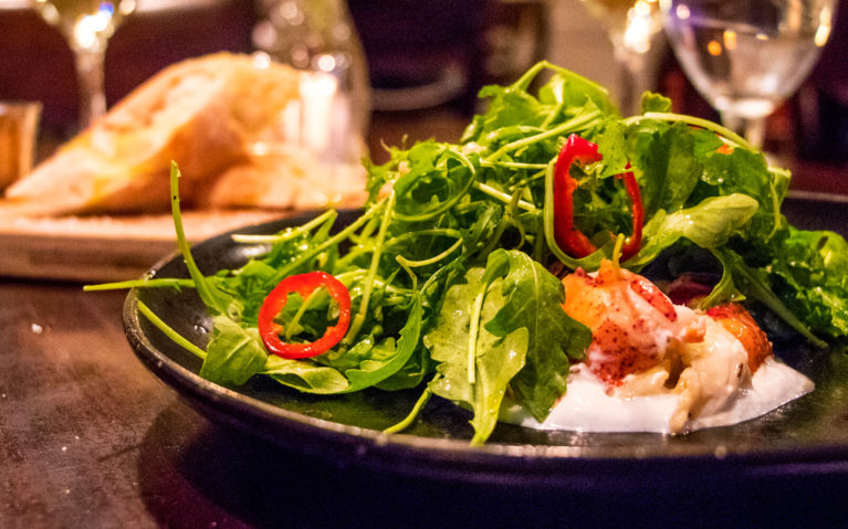 Lobster Salad at the Bluefin Restaurant in Portland Maine :: I've Been Bit! Travel Blog