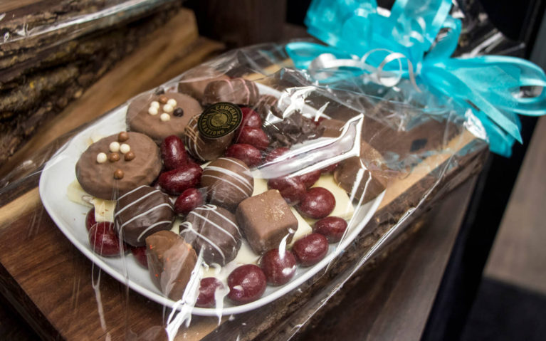 Assortment of Chocolates in a Gift Basket at Chocolate Sensations :: I've Been Bit! Travel Blog