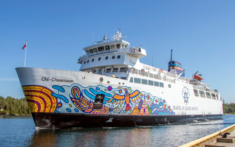 MS Chi-Cheemaun From the Dock in South Baymouth Manitoulin Island :: I've Been Bit! Travel Blog