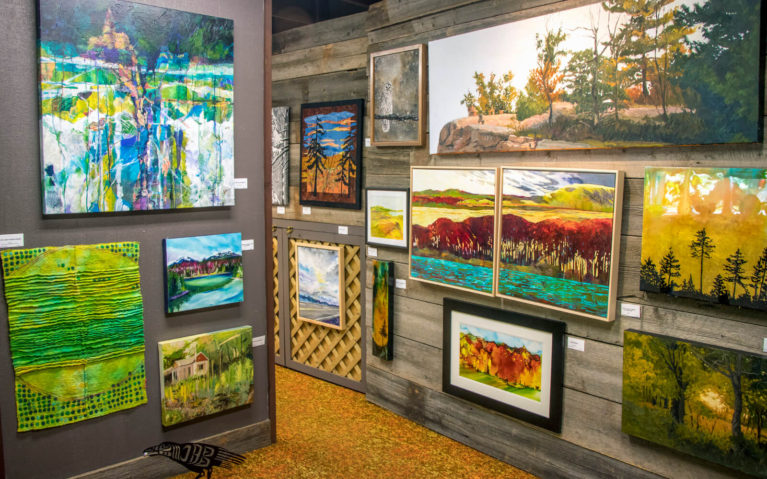 View Inside One of the Rooms of the Perivale Gallery on Manitoulin Island :: I've Been Bit! Travel Blog