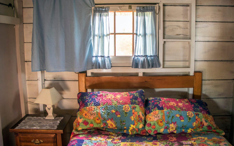 The Bedroom of Cottage 3 of Bruce Bay Cottages :: I've Been Bit! Travel Blog