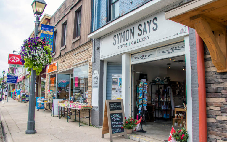 Some of the Storefronts Along the Main Street in Wiarton :: I've Been Bit! Travel Blog