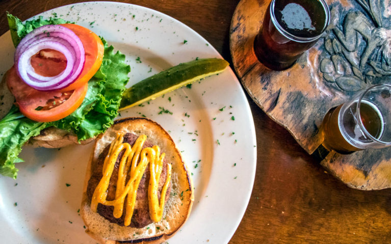 The Harbourmaster Sandwich with a Flight of Beer at North Country Brewing :: I've Been Bit! Travel Blog