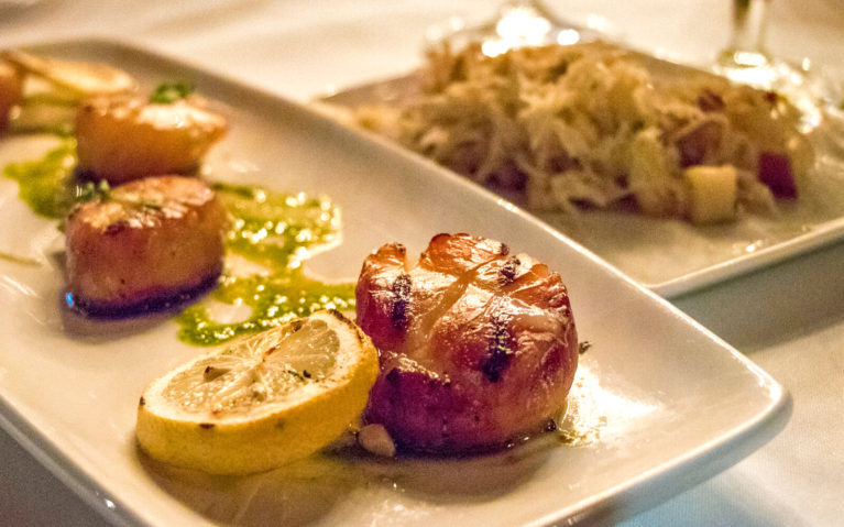 Smoked Scallops at Helen's in Seven Springs Resort :: I've Been Bit! Travel Blog