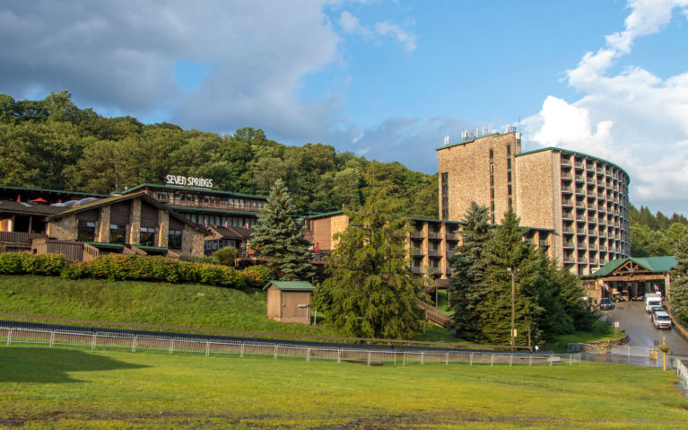 View Outside the Seven Springs Mountain Resort in the Laurel Highlands :: I've Been Bit! Travel Blog