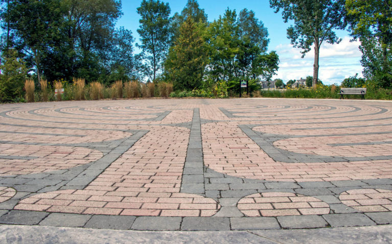 View of the Collingwood Labyrinth by the Waterfront :: I've Been Bit! Travel Blog