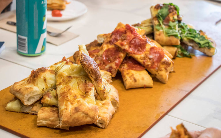 Slices of Pizza at Mercasa Little Italy Eatery & Catering :: I've Been Bit! Travel Blog
