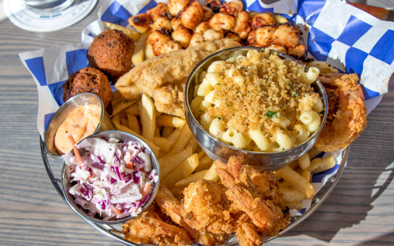 Captain's Seafood Platter at BLU Point Seafood :: I've Been Bit! Travel Blog