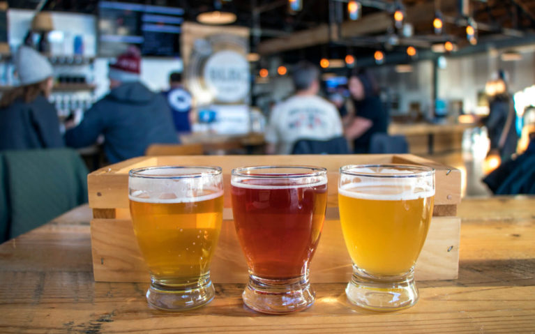 Flight of Beer at Big Lick Brewing Company :: I've Been Bit! Travel Blog