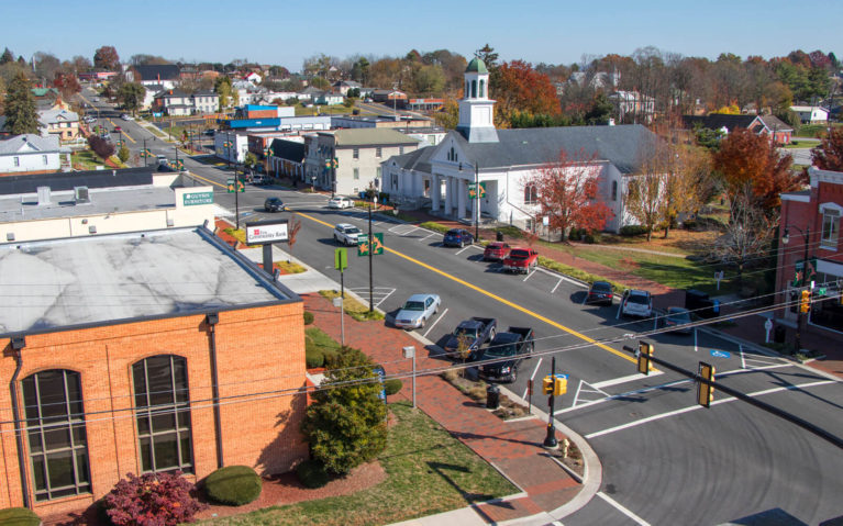 Views of Downtown Wytheville From the Rooftop of The Bolling Wilson Hotel :: I've Been Bit! Travel Blog