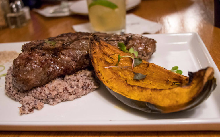 Steak, Grits and Acorn Squash at Haywood's Restaurant :: I've Been Bit! Travel Blog