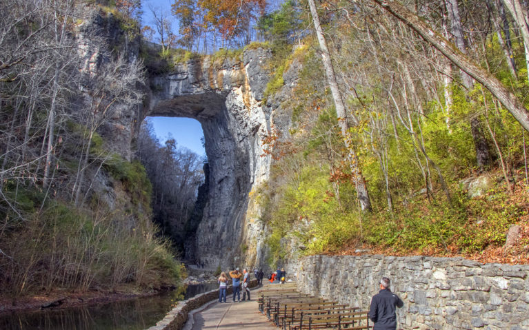 View as You Walk Towards the Natural Bridge :: I've Been Bit! Travel Blog