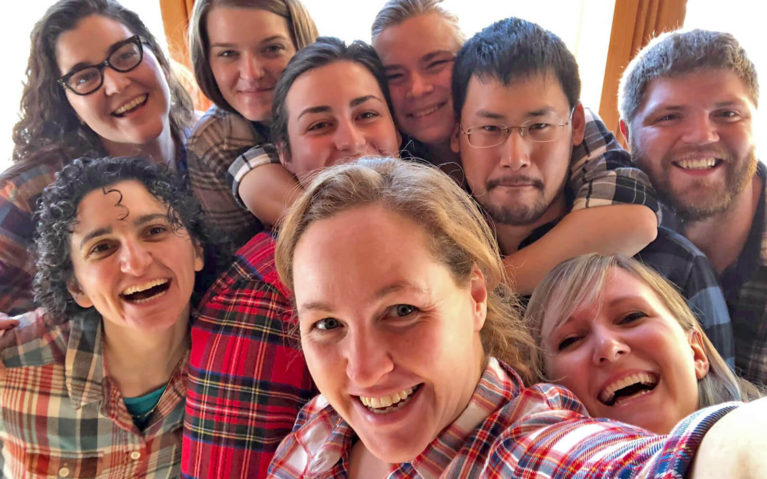 The Vermont Crew Sporting Plaid :: I've Been Bit! Travel Blog